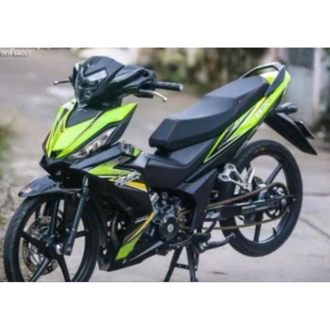 Tem Rời Honda Winner Rs V1 Đen Xanh Dạ Quang  - Decal In Chất Lượng