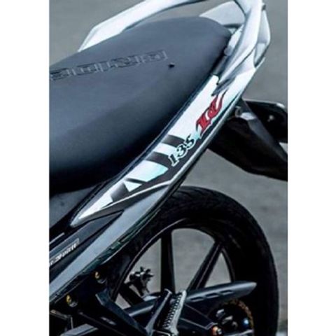 Tem Rời Ex LC 135 Dán Xe Xám Đen Phối Xanh Ngọc