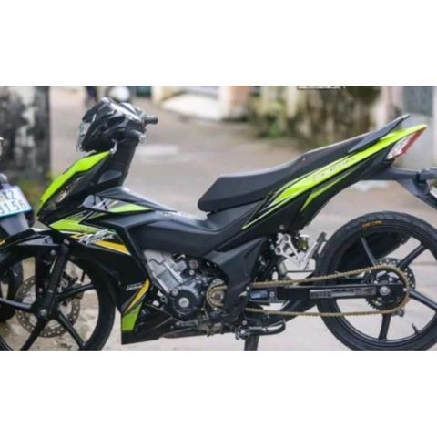 Tem Rời Honda Winner Rs V1 Đen Xanh Dạ Quang  - Decal In Chất Lượng
