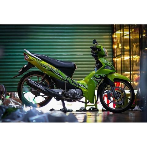 tem rời Sirius Fi lửa xanh lá mới