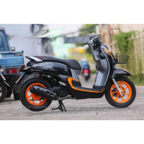 Tem rời Scoopy đen xám cam, in sắc nét, 3 lớp không phai màu CM00109 1 2