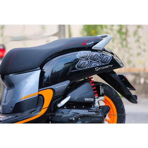 Tem rời Scoopy đen xám cam, in sắc nét, 3 lớp không phai màu CM00109 1 2