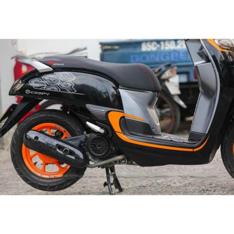 Tem rời Scoopy đen xám cam, in sắc nét, 3 lớp không phai màu CM00109 1 2