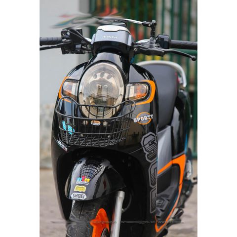 Tem rời Scoopy đen xám cam, in sắc nét, 3 lớp không phai màu CM00109 1 2