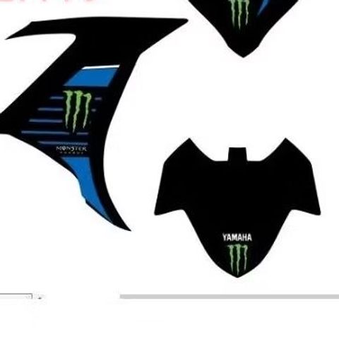 Tem Monster Exciter 135 Dán Xe Đen  - Decal In Chất Lượng