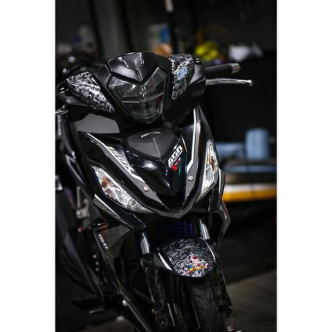 Tem rời xe Winner V1 mẫu RS150R sọc xám đen trắng, thiết kế đẹp mắt, in sắc nét, 3 lớp không bay màu MD00129 Cao Cấp