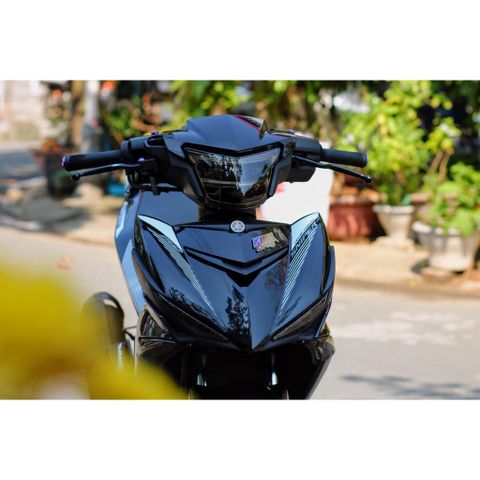 Tem rời Sniper trắng cho Exciter 150 đen bóng Quyen Decal