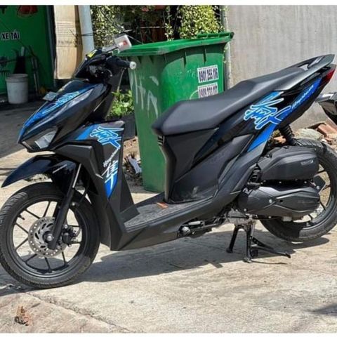 Tem Rời Honda Vario 150 Hayabusa Xanh Đen  - Decal In Chất Lượng