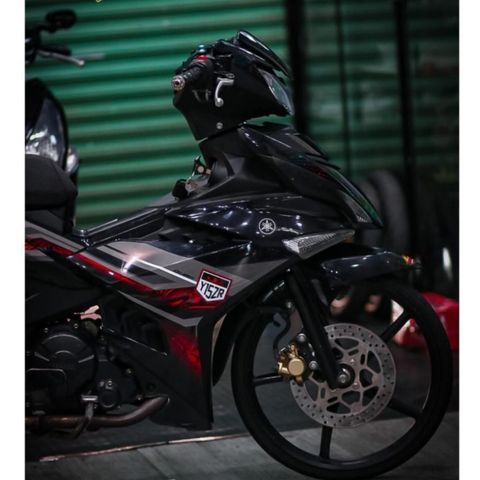Tem rời exciter 150 đỏ đen cover 2023 đẹp , tem 3 lớp bền màu - Decal Cao Cấp Nhất
