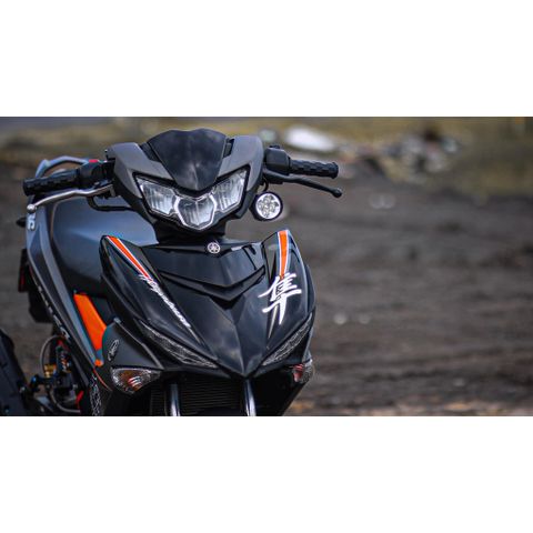 Tem rời mẫu Hayabusa cam cho Ex 150 xám đen - tem cao cấp không bay màu Quyen Decal