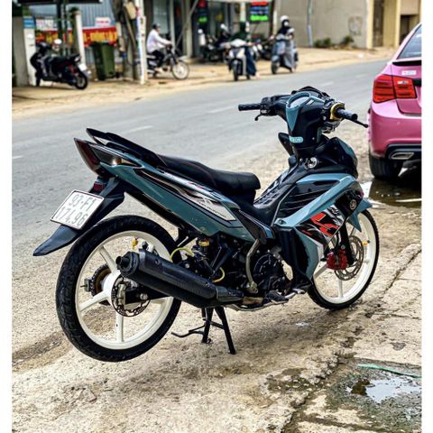 [FreeShip] [Ảnh thật] Tem rời Exciter 135 - Mẫu LC135 trắng đen, chữ LC đỏ - Chuẩn From cực đẹp Quyen Decal