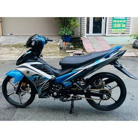 Tem Rời Dán Xe Exciter 135 2011 Mẫu LC 2017 Xanh Bạc Đen Cực Đẹp, Hàng 3 Lớp Chất Lượng Cao Quyen Decal