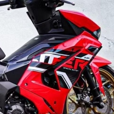 TEM DÁN ER XE WINNER X V3 MÀU ĐỎ TRẮNG HRC 2023 - Decal Cao Cấp Nhất