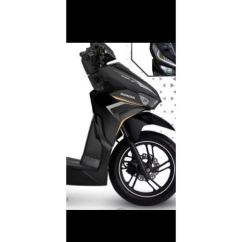 Tem Vario 125 Vàng dán xe Đen