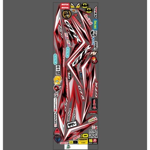 tem gtr xe winner v3 màu đỏ [TEM XE WINNER V3 GTR GIÁ RẺ] 👉chế tem theo yêu cầu giá rẻ. - Decal Cao Cấp Nhất