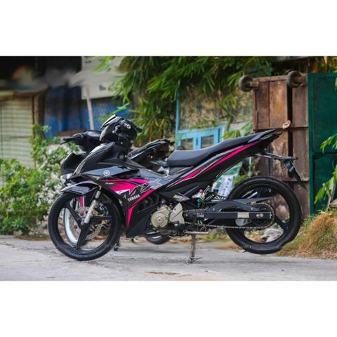 Tem rời Exciter 150 mẫu MX King đen hồng, in sắc nét, 3 lớp không phai màu CM00094 1 2