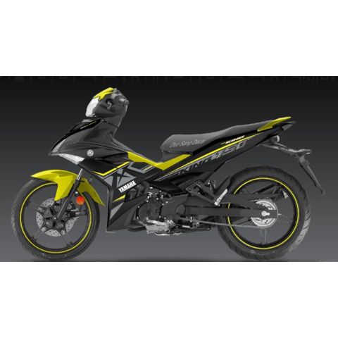 Tem Rời Mxking Xám Đen Phối Xanh Dạ Quang  - Decal In Chất Lượng