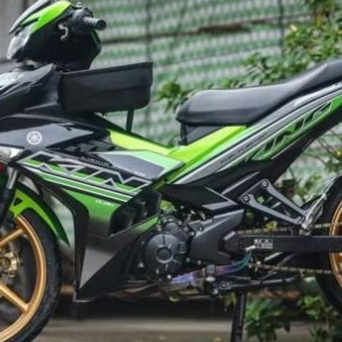 [FreeShip] [Ảnh thật] Tem rời MX King Xanh lá cho Exciter 150 đen - tem cao cấp không bay màu Quyen Decal