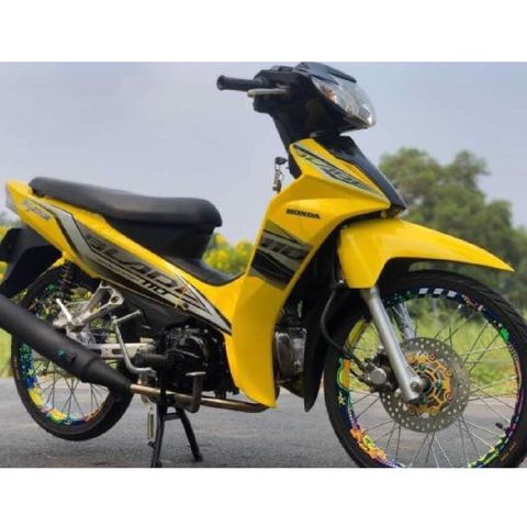 Tem Wave Blade 110 Dán Xe Vàng - Tem Chuẩn Cao Cấp  - Decal In Chất Lượng