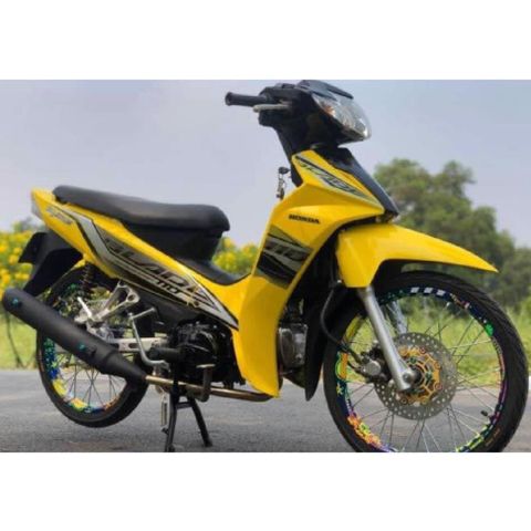 Tem Wave Blade 110 Dán Xe Vàng - Tem Chuẩn Cao Cấp  - Decal In Chất Lượng