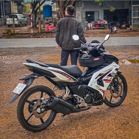 TEM DÁN RSX 150 XE WINNER X V3 MÀU TRẮNG ĐEN - Decal Cao Cấp Nhất