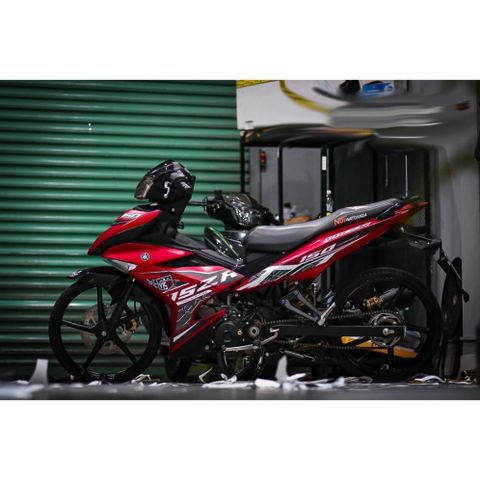 Tem rời Exciter 150 mẫu Y15ZR xe đỏ nhám, in sắc nét, 3 lớp không phai màu CM00024 1 2