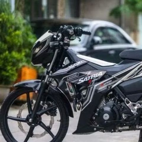 [FreeShip] TEM RỜI mẫu sọc trắng đen cho Satria F150 - mẫu mới siêu hot 2023 Quyen Decal
