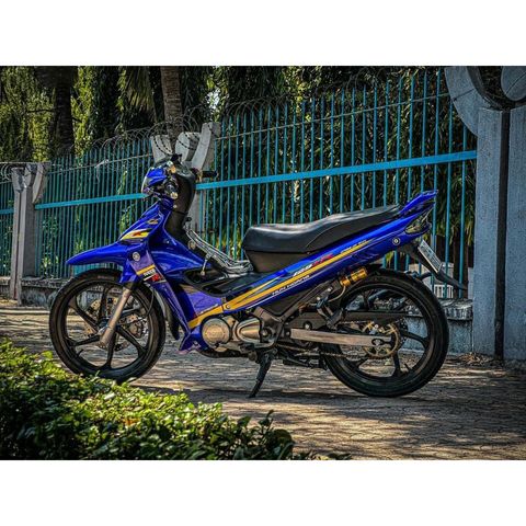 tem rời Yaz 125 xanh vàng đen mẫu chế mới 2023 , tem 3 lớp bền màu - Decal Cao Cấp Nhất