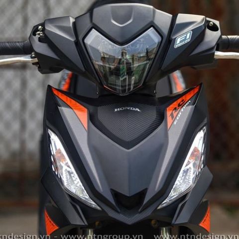 Tem Rời Honda Winner V1 Dán Xe Đen Cam  - Decal In Chất Lượng