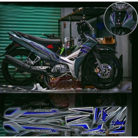 Tem rời Sirius  RC V3 hot xe xi măng phối nhiều màu