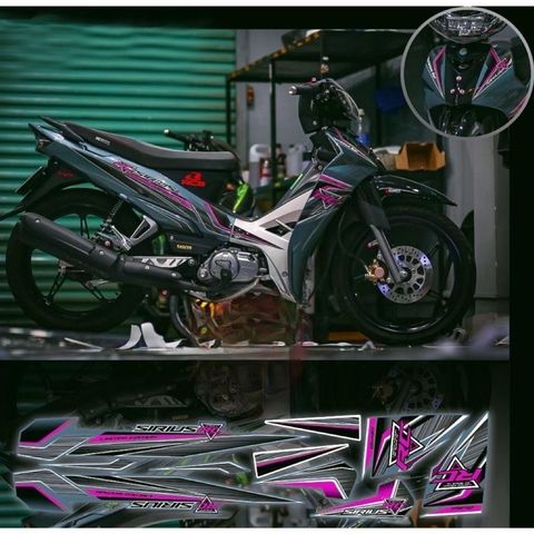 Tem rời Sirius  RC V3 hot xe xi măng phối nhiều màu