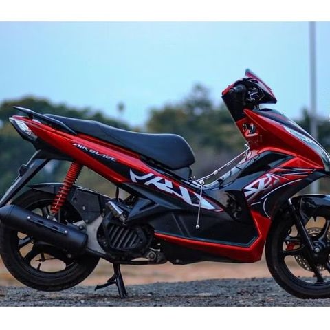 [FreeShip] TEM RỜI mẫu zin trắng đen mix cho AirBlade đỏ đô - tem cao cấp không bay màu Quyen Decal