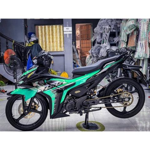 Tem rời exciter 155 đen Nhiều màu theo yêu cầu mẫu ( HÓT ) 2023 , tem 3 lớp bền màu - Decal Cao Cấp Nhất