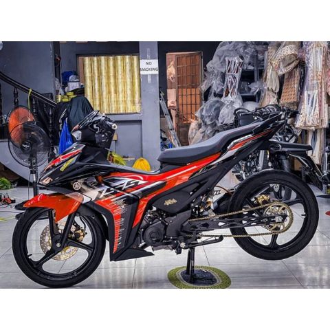 Tem rời exciter 155 đen Nhiều màu theo yêu cầu mẫu ( HÓT ) 2023 , tem 3 lớp bền màu - Decal Cao Cấp Nhất