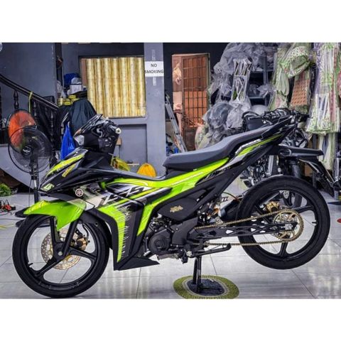 Tem rời exciter 155 đen Nhiều màu theo yêu cầu mẫu ( HÓT ) 2023 , tem 3 lớp bền màu - Decal Cao Cấp Nhất