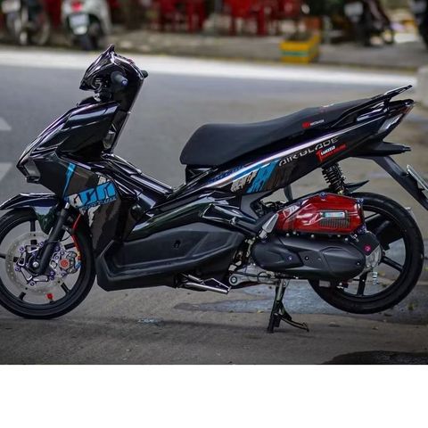 [FreeShip] TEM RỜI mẫu ADN Special Edition xanh ngọc dán AirBlade AB đen - mẫu mới 2022 - không bay màu Quyen Decal