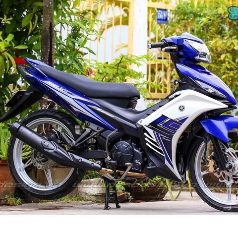 Tem Rời Exciter 135 LC Trắng Xanh Gp - Chuẩn Tem NTN