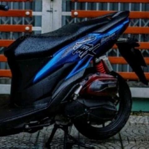 Tem Rời Vario 150 Hayabusa Dán Xe Xanh Xanh  - Decal In Chất Lượng