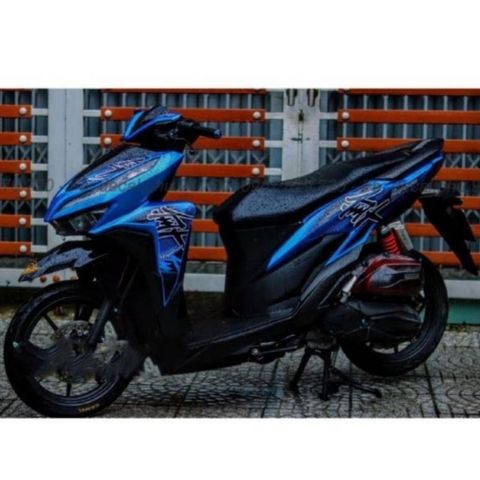 Tem Rời Vario 150 Hayabusa Dán Xe Xanh Xanh  - Decal In Chất Lượng