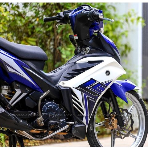Tem Rời Exciter 135 LC Trắng Xanh Gp - Chuẩn Tem NTN