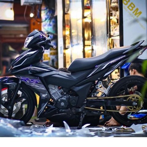 tem rời winenr rs xanh đen , tem 3 lớp không bay màu - Decal Cao Cấp Nhất
