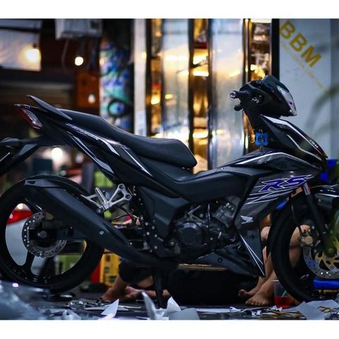 tem rời winenr rs xanh đen , tem 3 lớp không bay màu - Decal Cao Cấp Nhất