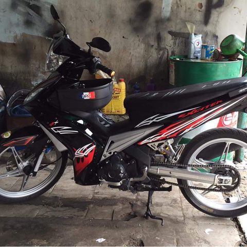 Tem Rời Ex Nhỏ 2006 Tem Lửa Dán Xe Đen