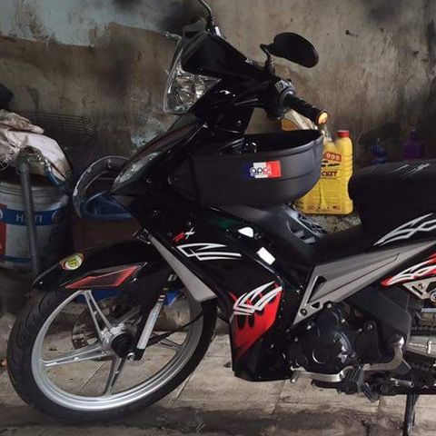 Tem Rời Ex Nhỏ 2006 Tem Lửa Dán Xe Đen