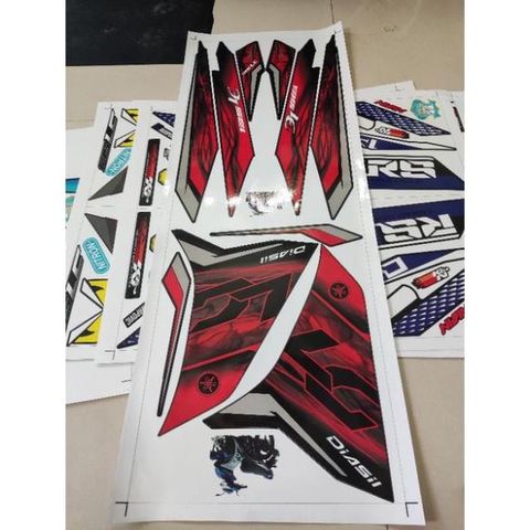 Tem Rời Exciter 135 Lc V7 2021  - Decal In Chất Lượng