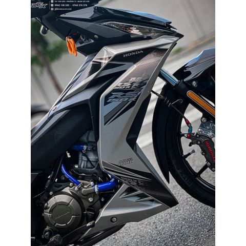 [FreeShip] [Ảnh thật] Tem rời Winner V1 - Mẫu RS150R xám đen - Chuẩn From cực đẹp Quyen Decal