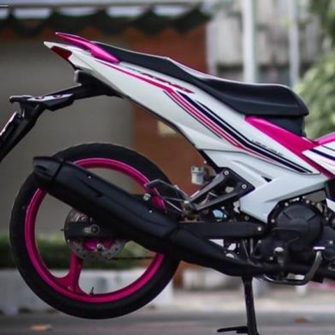 Tem Rời Xe Exciter 150 Trắng Hồng 2022  - Decal In Chất Lượng