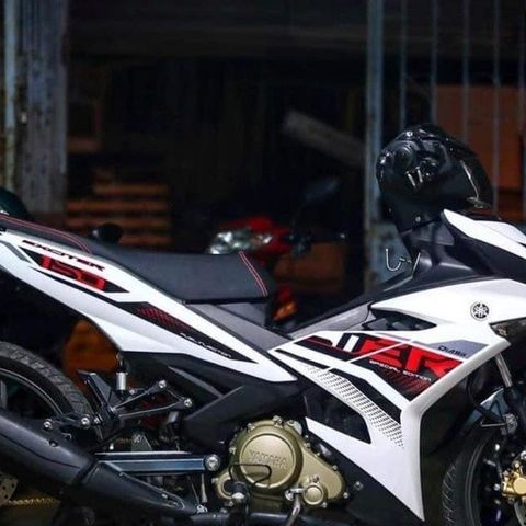 Tem exxciter 150 zin 2021 trắng đỏ