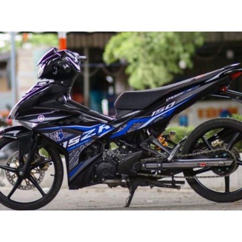 Tem Rời Ex 150 Y15ZR Xanh Đen 2022  - Decal In Chất Lượng