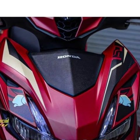 TEM DÁN XE WINNER X V3 MẪU ER ĐỎ NHÁM VÀNG ĐỒNG - Decal Cao Cấp Nhất